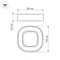 Минифото #4 товара Светильник SP-TOR-QUADRAT-S550x550-53W Warm3000 (WH, 120 deg) (Arlight, IP20 Металл, 3 года)