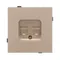 Минифото #2 товара Механизм компьютерной розетки двойной SCT-TENDO-MPC2-PL-GD (RJ-45, CAT6) (Arlight, Песочный)