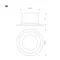 Минифото #7 товара Светильник MS-DROP-BUILT-R137-24W Day4000 (BK, 90 deg, 230V) (Arlight, IP54 Металл, 5 лет)
