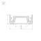 Минифото #3 товара Профиль TOP-SURFACE-2000 BLACK (K13, P15) (Arlight, Алюминий)