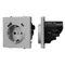 Минифото #1 товара Механизм розетки с USB зарядкой SCT-NOBE-MUAC-SFPL-IS (230V, 16A) (Arlight, Никель)
