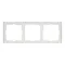 Минифото #2 товара Рамка пластиковая FRM-NOBE-SFPL-3-IS (Arlight, Никель)