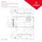 Минифото #2 товара Блок питания HTS-350-36 (36V, 9.7A) (Arlight, IP20 Сетка, 3 года)