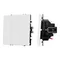Минифото #1 товара ARL NOBE Выключатель 3 кл софт-тач белый кварц SWT-MK03-SFPL-WH (250V, 10A) (Arlight, -)
