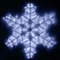 Минифото #1 товара Фигура светодиодная ARD-SNOWFLAKE-M3-920x920-432LED White (230V, 27W) (Ardecoled, IP65)